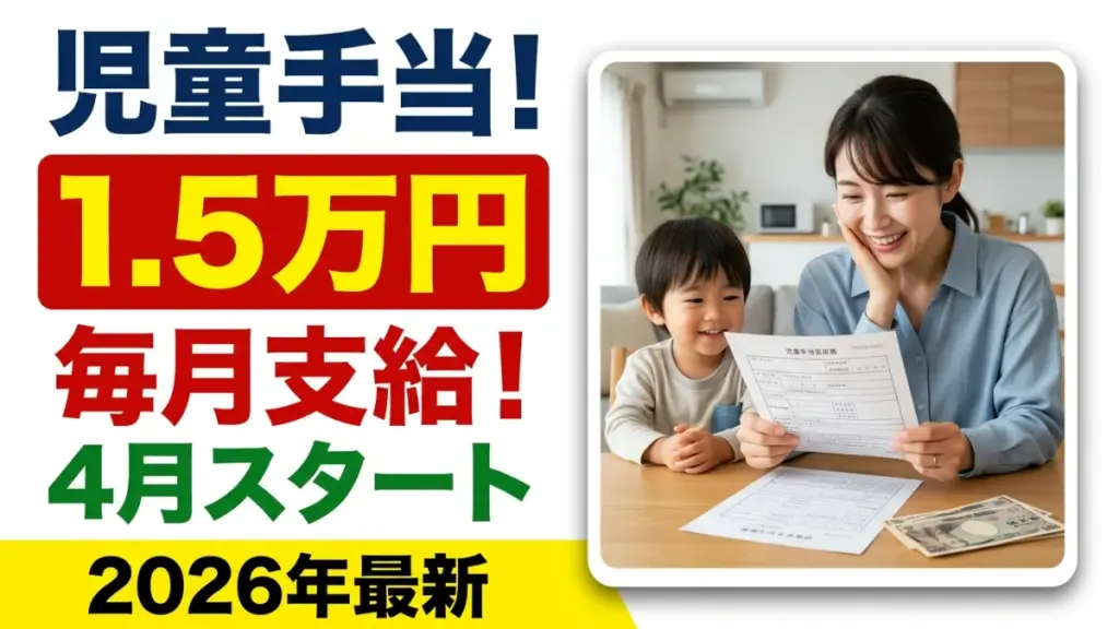 日本の児童手当2026年4月